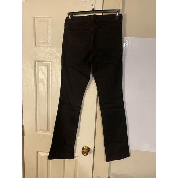Old Navy NWT Mid-Rise Kicker Boot-Cut Black Jeans for Women, Size 8 Long, $40 - Picture 5 of 6